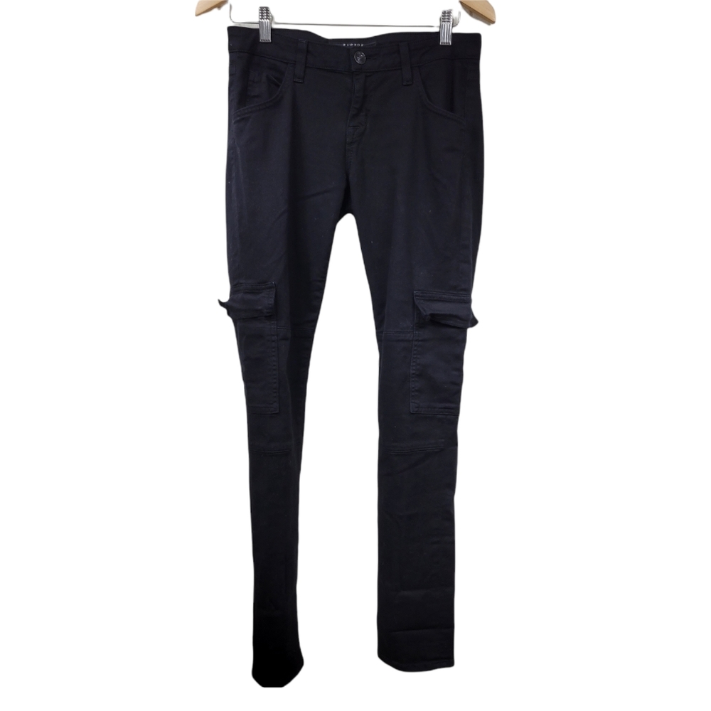 Hudson Black Denim with Pockets | Size 27